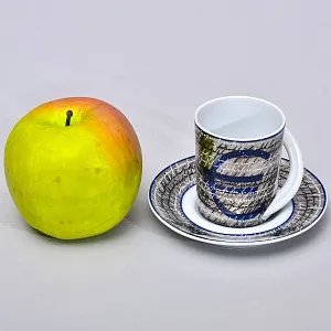 Коллекционная Авторская Кофейная Пара из коллекции «Cupola», Фарфор Rosenthal Германия, 2002 год.