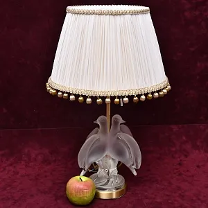 Электрическая Настольная Лампа - Светильник «ARIANE»,  Хрусталь Laligue Франция.
