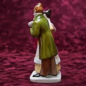 Авторская Фарфоровая статуэтка «Гоголевские персонажи. Маниловы», ЛФЗ СССР, 50-60 гг. 