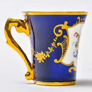 Коллекционная Фарфоровая Кофейная Пара, Le TALLEC, Франция - 1952 год.