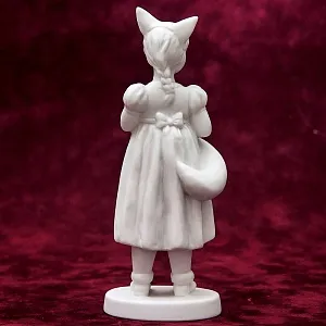 Коллекционная Авторская Статуэтка «Моя Лисичка» из серии «Детский Утренник», фарфор ИФЗ, Россия.