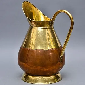 Винтажный Кувшин Медно - Латунный DINANT Бельгия 50-е годы ХХ века.