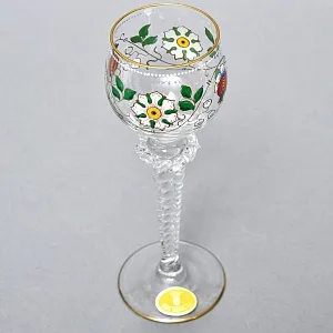 Хрустальные Бокалы для Вина «Blumenstrauß», Theresienthal Германия, 80 -е годы ХХ века. 