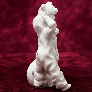 Коллекционная Авторская Статуэтка «Три Медведя» из серии «Детский Утренник», фарфор ИФЗ, Россия.