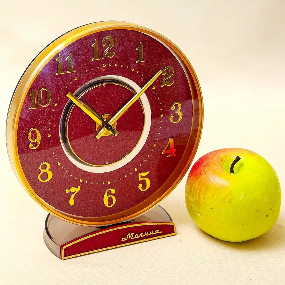 Знаменитые Большие Настольные Механические Часы «МОЛНИЯ» - ЧЧЗ - СССР - 1975 год.