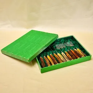 Редкость! Большой Сервировочный Набор для стейка «Охота», ANTON WINGEN Solingen, Германия 50-е гг. ХХ в.