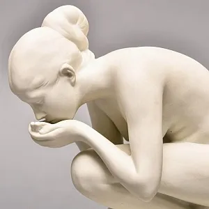 Коллекционная Фарфоровая статуэтка «Обнаженная у ручья», ROSENTHAL Германия, 1983 - 1991 годы. 