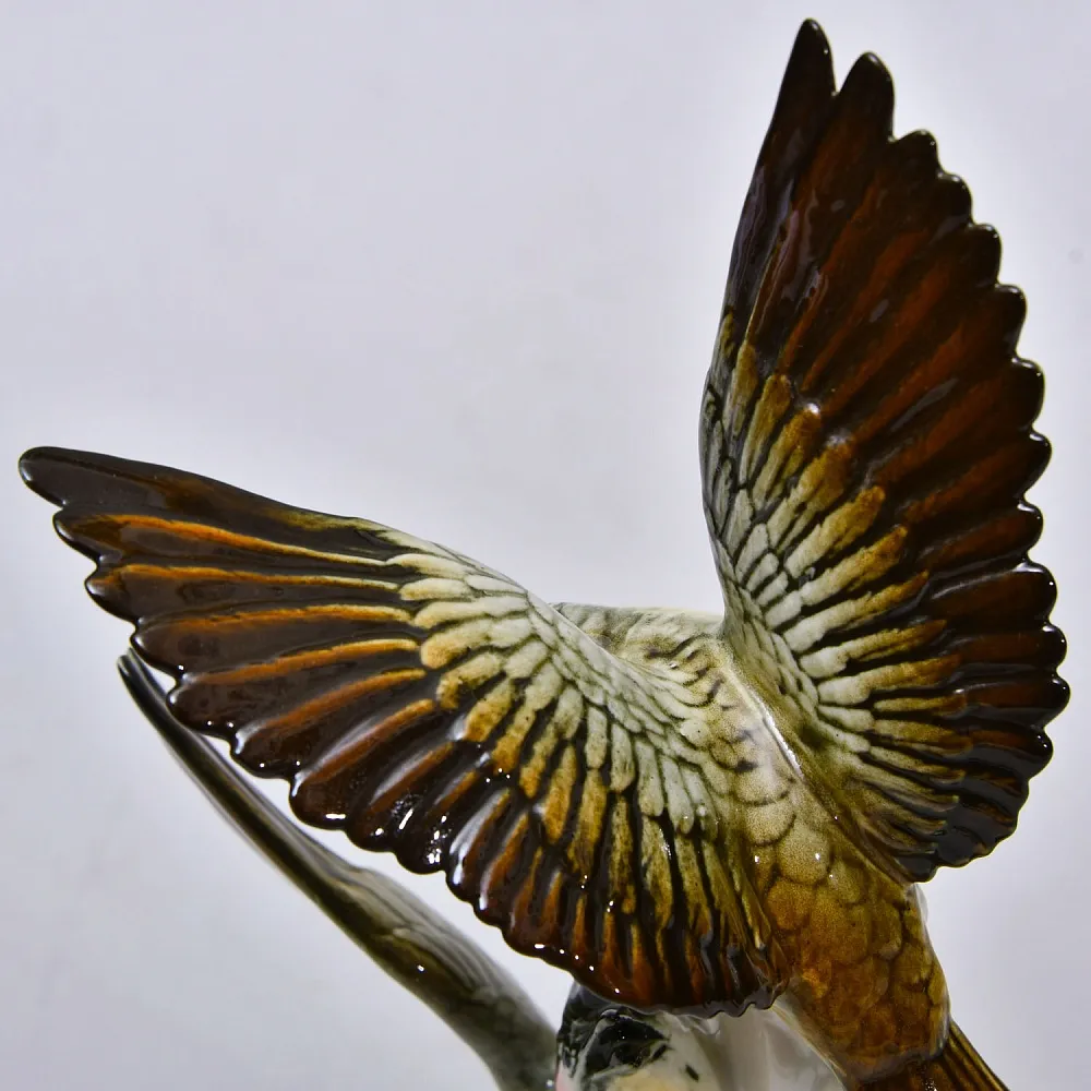 Пара Птиц - Фарфоровая Статуэтка «Хохлатые Жаворонки», Карл Энс / Karl Ens, Германия 50 гг.