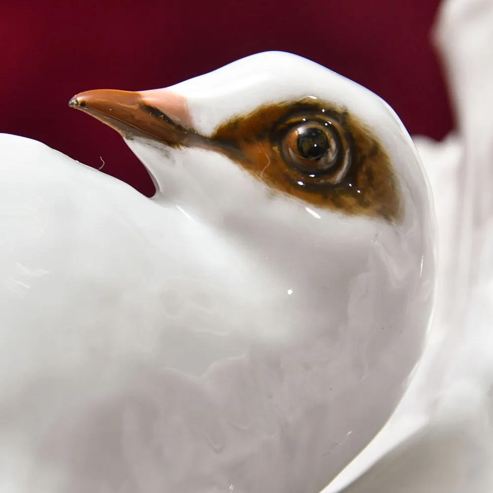 Коллекционная Автроская Фарфоровая Статуэтка «Птица - ГОЛУБЬ», ROSENTHAL Германия -1974 год.