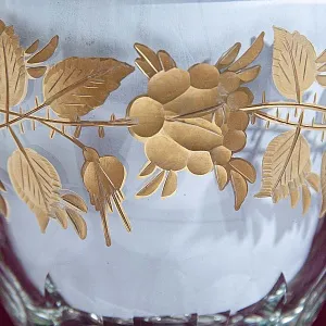 Антикварный Коллекционный Кубок - Бокал  - Ваза, Хрусталь JOSEPHINENHUTTE, Германия.