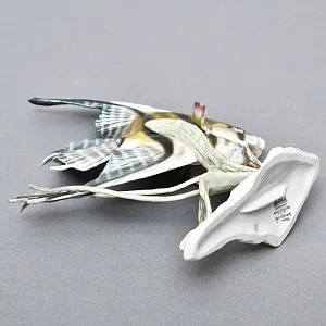 Коллекционная статуэтка «РЫБКА. Плывущая Скалярия», Фарфор ROSENTHAL Германия - 1938 год.