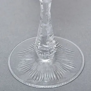 Антикварный Хрустальный Бокал для вина, Knittel FAKIRIS, Германия, конец 30-х гг.