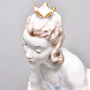 Коллекционная Фарфоровая статуэтка «ПРИНЦЕССА С ЦВЕТКОМ», ROSENTHAL Германия, 60-е годы ХХ века. 