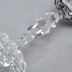 Антикварный Хрустальный Фужер - Бокал для вина Knittel FAKIRIS Силезия, Германия, 30-е годы ХХ века.