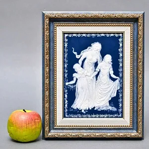 Фарфоровая Картина - Панно - Плакетка «Весенний танец», Villeroy&Boch Германия - 1978 год. 