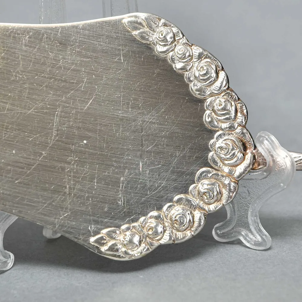 Десертный Набор Лопатка и Вилочки «Хильдесхаймская роза» Silverplate, Германия -60гг.