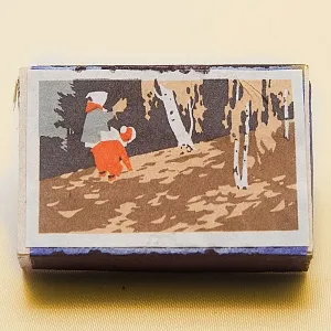 Памятный Сувенирый Набор - Хозяйственные Спички «Золотая Осень», СССР -1965 год. 