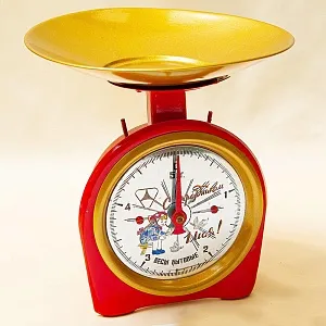 Редкость! Винтажные Бытовые Кухонные Весы «1 -е МАЯ» на 5 кг., Тюмень, СССР -1977 год.