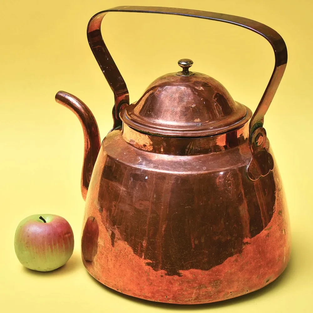 Антикварный Медный Большой Чайник на 12 литров. Германия начало ХХ века.