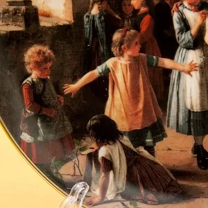 Коллекционная Тарелка «В монастырской школе» Фарфор, Хучеройтер - Hutschenreuther, Германия.