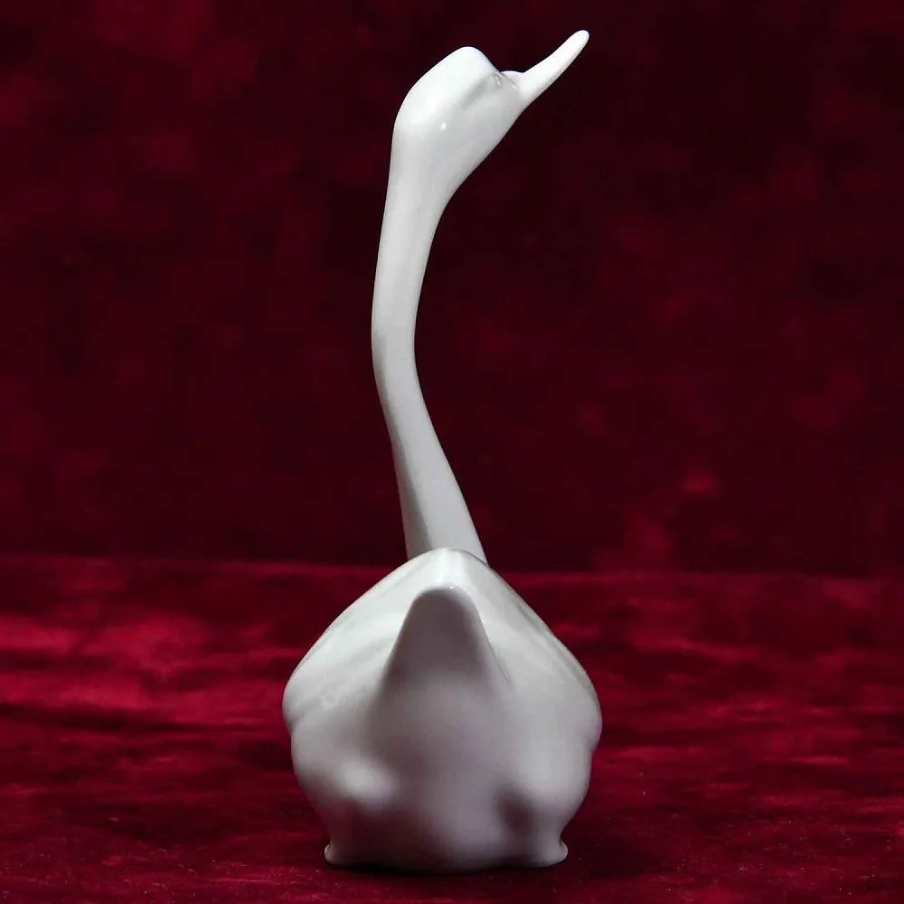 Коллекционная Фарфоровая статуэтка «Белый Лебедь», HEREND, Венгрия, 80-е годы ХХ века.