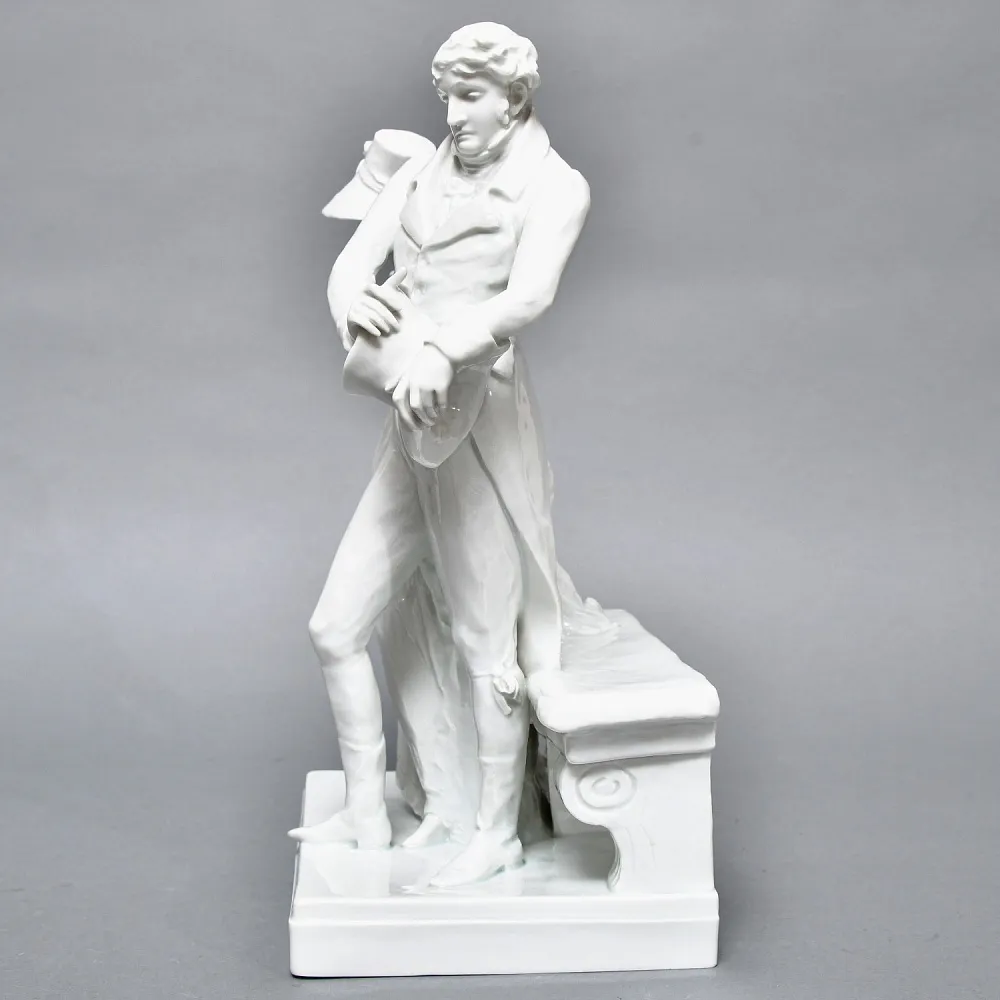 Антикварная Фарфоровая статуэтка «Дама с кавалером. Размолвка», ROSENTHAL Германия - 1926 год. 