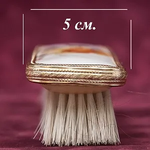 Винтажный Дамский Набор для Туалетного Столика «Желтая Роза», Франция,  середина ХХ века.