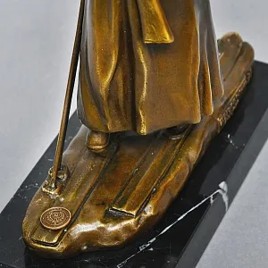 Авторская Бронзовая Статуэтка «Красноармеец в дозоре», Россия конец ХХ - начало ХХI веков. 