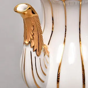 Редкость! Фарфоровый Кофейный сервиз на 6 персон - 21 предмет, Х форма MEISSEN, Германия.