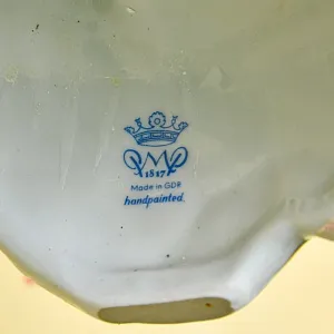 Редкость!!! Большая Фарфоровая Ваза «УРОЖАЙ», PLAUE Германия середина ХХ века.