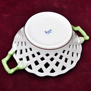 Фарфоровая Вазочка - Сухарница - Мелочевница «Букет Тюльпанов», HEREND Венгрия.