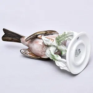 Редкость! Коллекционная статуэтка «Птица. Хохлатая синица», Фарфор ROSENTHAL, Германия.