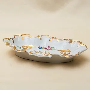 Небольшое Сервировочное  Блюдо - Тарелка - Мелочевница Фарфор Limoges Лимож Франция.