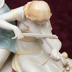 Авторская Фарфоровая статуэтка «СОНАТА, МУЗЫКАЛЬНЫЙ ДУЭТ» Hutschenreuther, Германия.