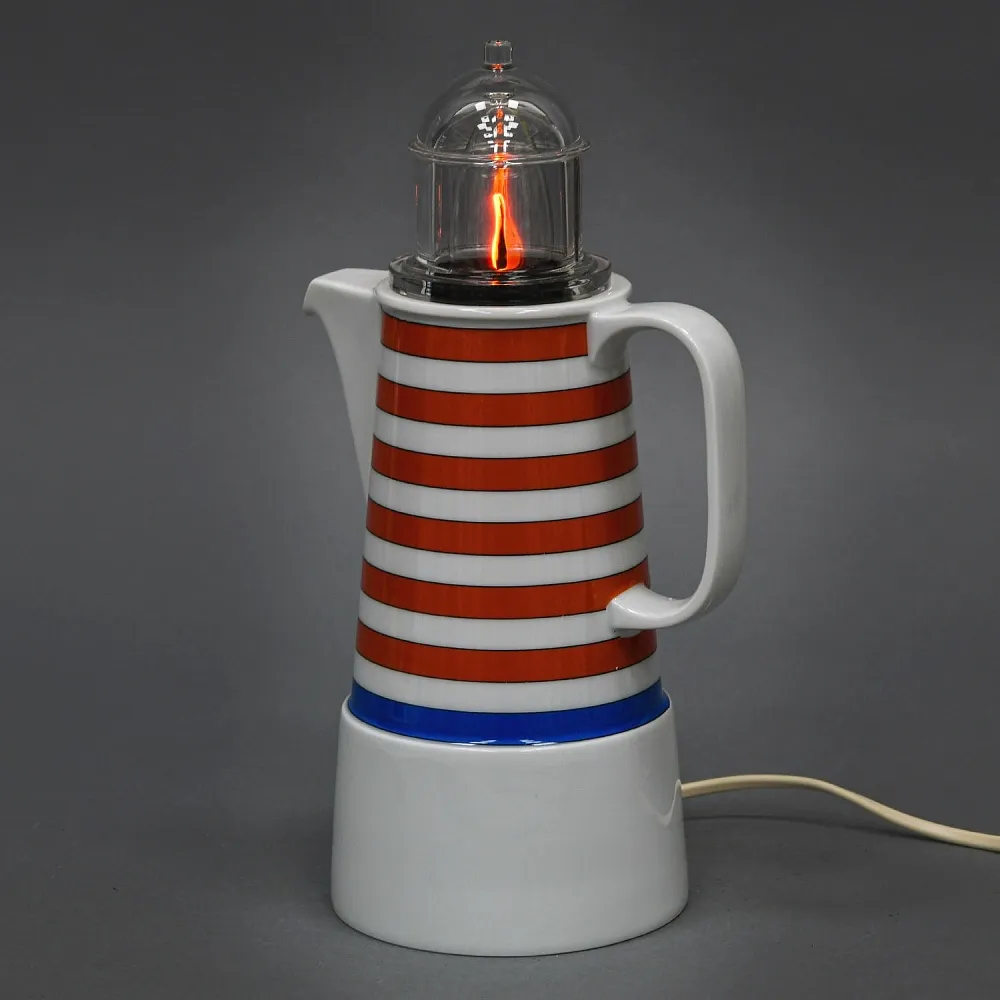 Редкость! Авторский Электрический Настольный Ночник «Маяк» от Rosenthal, Германия, конец XX века.