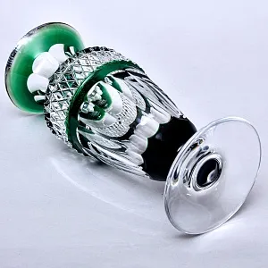 Редкость! Хрустальная Ваза на ноге VAL SAINT LAMBERT (Вал Сант Ламберт) Бельгия, конец 60-х гг.