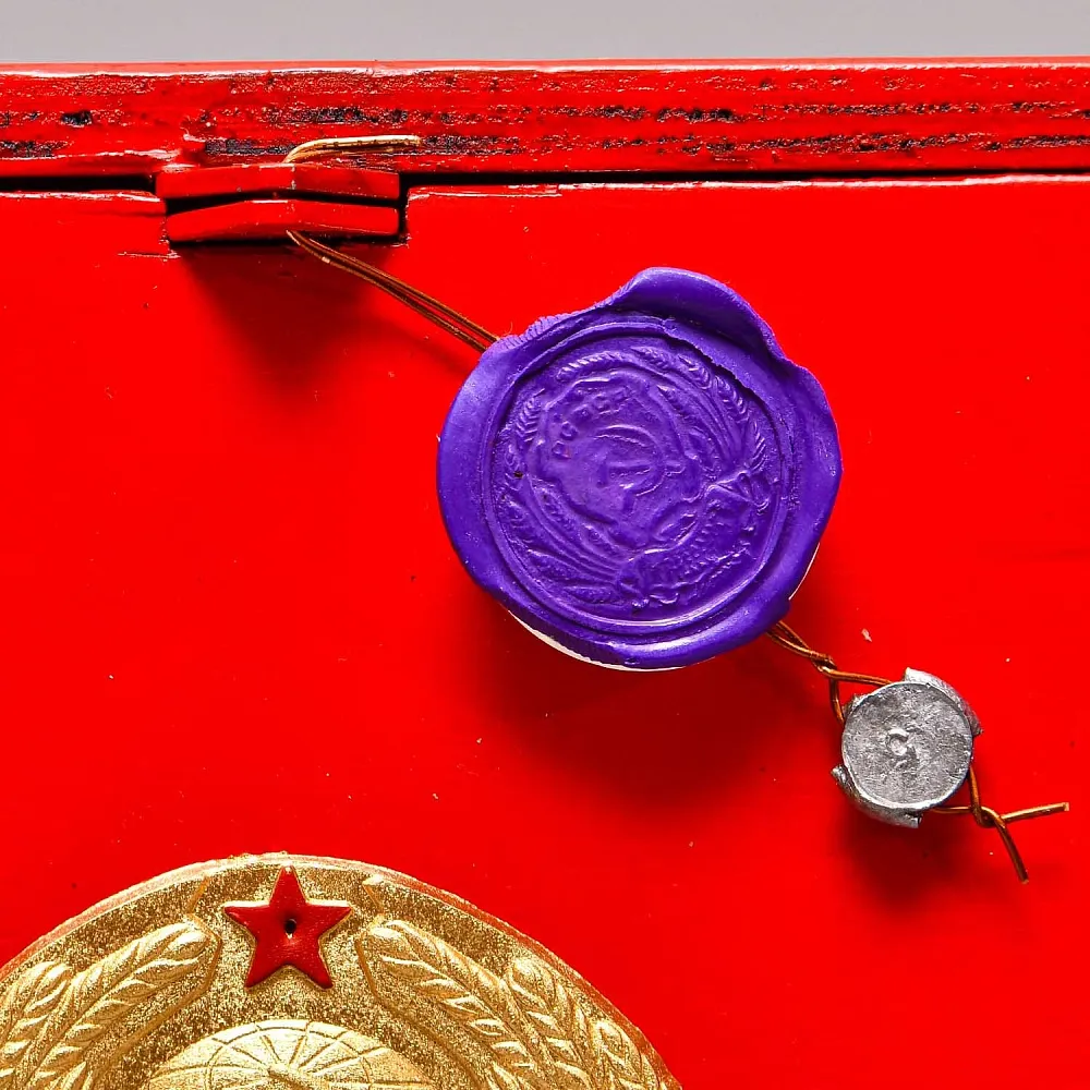 Редкость!!! Оригинальная «Выездная Урна для голосования» - Ящик, Дерево, СССР -1980 г.