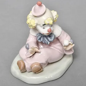 Коллекционная Фарфоровая статуэтка «Клоун - фокусник», NAO by Lladro Испания.