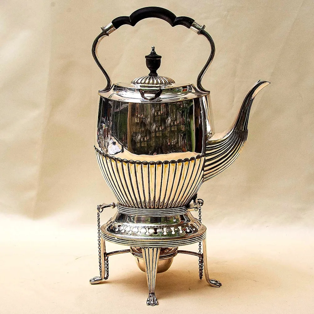 Бульотка - Чайник - Запарник, SHEFFIELD Англия Silverplate, начало ХХ века.
