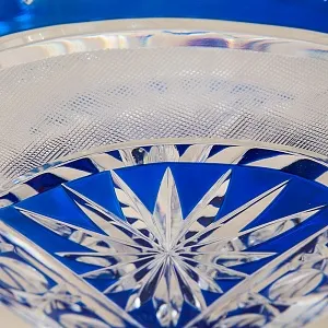 Конфетница - Фруктовница на ножке Хрусталь JOSKA BODENMAIS Германия D-28 см., 60-е гг.