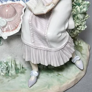 Большая Фарфоровая статуэтка «Давай поженимся или Предложение», Lladro Испания, 1987 - 1994 годы. 