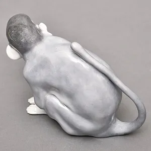 Антикварная Фарфоровая статуэтка «ОБЕЗЬЯНА», Karl Ens Германия, 1900 - 1919 годы.