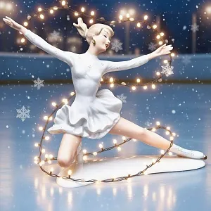 Коллекционная статуэтка «ФИГУРИСТКА», Фарфор WALLENDORF, Германия.