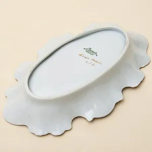 Небольшое Сервировочное  Блюдо - Тарелка - Мелочевница Фарфор Limoges Лимож Франция.