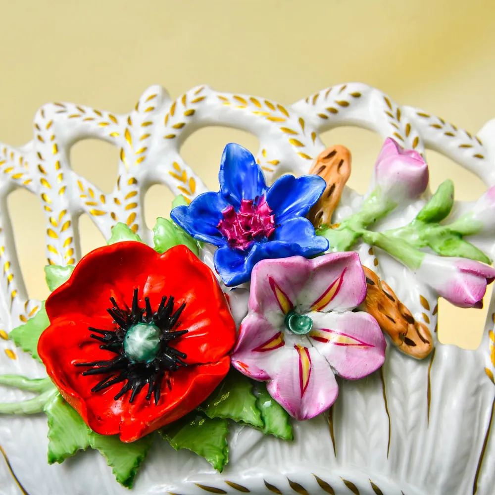 Редкость!!! Большая Фарфоровая Ваза «УРОЖАЙ», PLAUE Германия середина ХХ века.