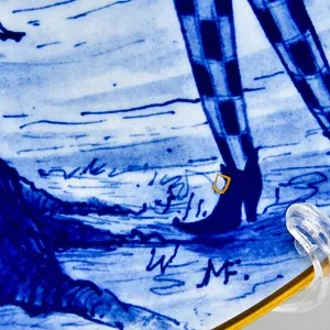 Коллекционная Фарфоровая Тарелка - Блюдо «Сказка. Храбрый Портняжка», MEISSEN Германия - 1988 год.