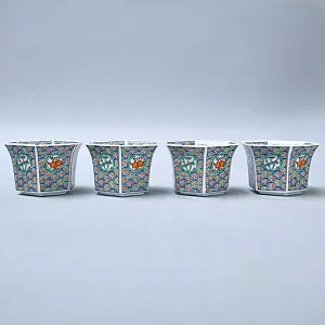 Фарфоровый Чайный сервиз на 4 персоны «Японский символизм», Япония - конец ХХ века.