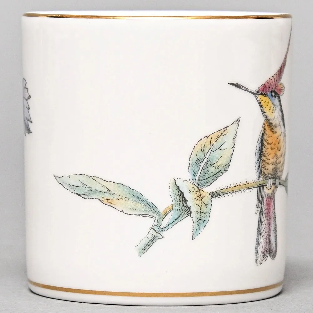 Коллекционная Фарфоровая кофейная пара «Колибри» Wedgwood Англия, 1991 год. 