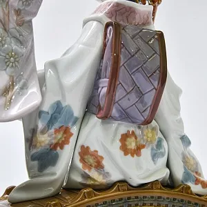 Большая Коллекционная Фарфоровая статуэтка «ВЕСНА В ЯПОНИИ», Lladro Испания -1984 год.