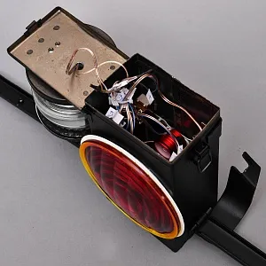 Большой Винтажный Железнодорожный Сигнальный Вагонный Фонарь, СССР - 1977 год.